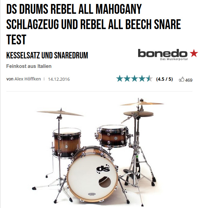DS Drums Rebel All Mahogany